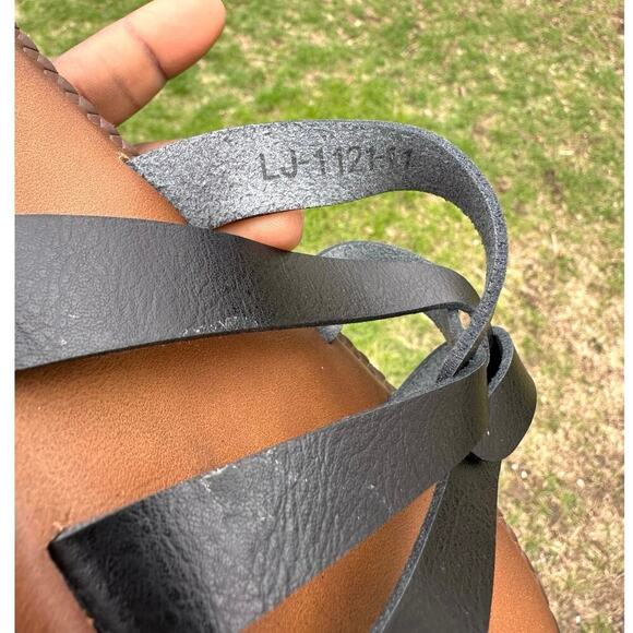 HIGH TIDE LADIES "SEINA" OXEN SANDAL Size 11 Black Shoes - Picture 6 of 11